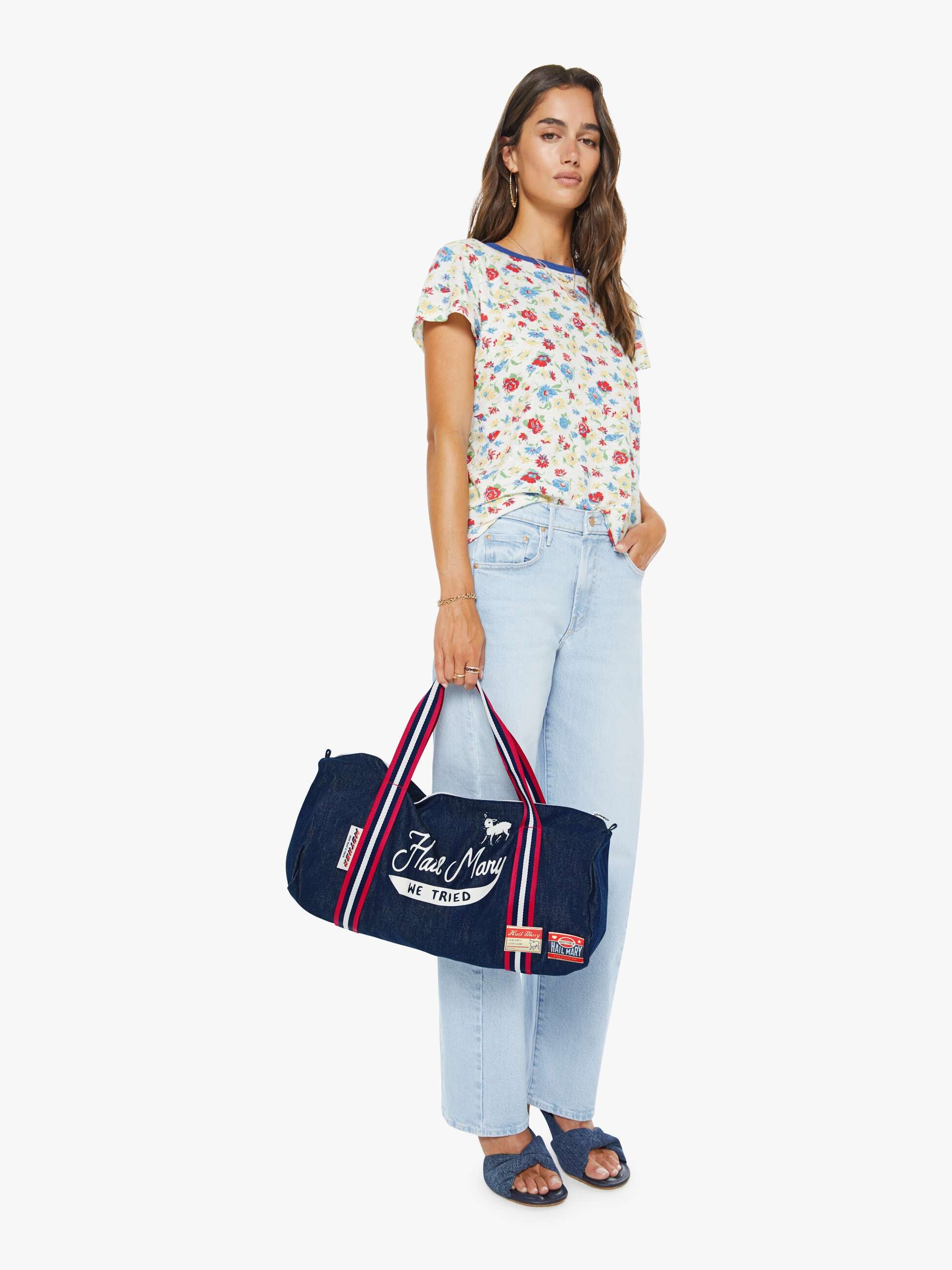 Women The Sporty Duffle | Mother Denim Dirty Laundry