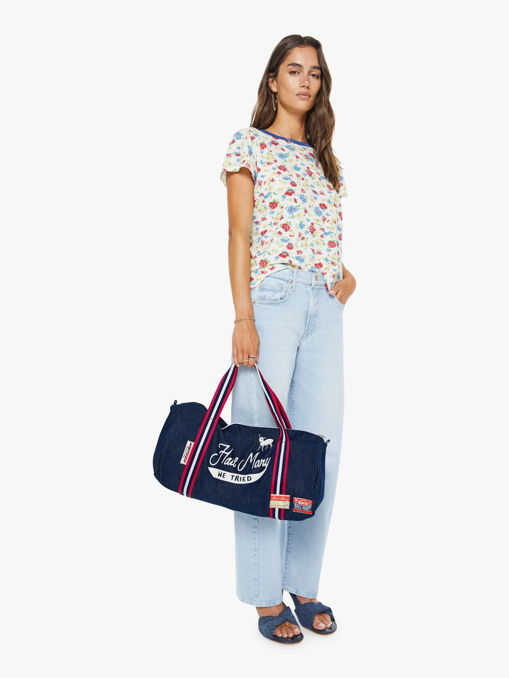 Women The Sporty Duffle | Mother Denim Dirty Laundry