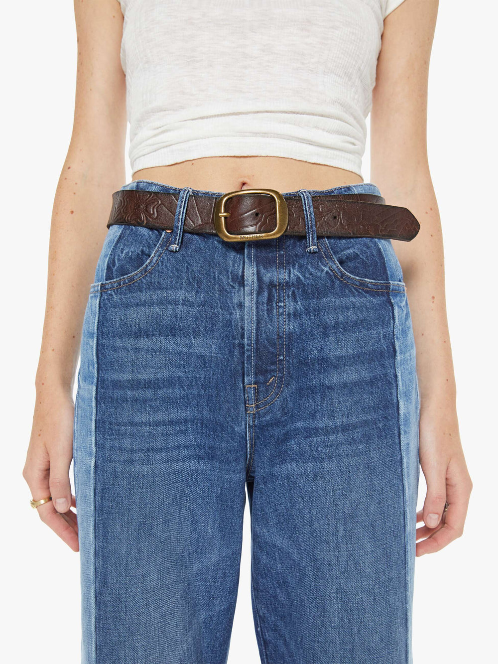 Women The Magpie | Mother Denim Cognac