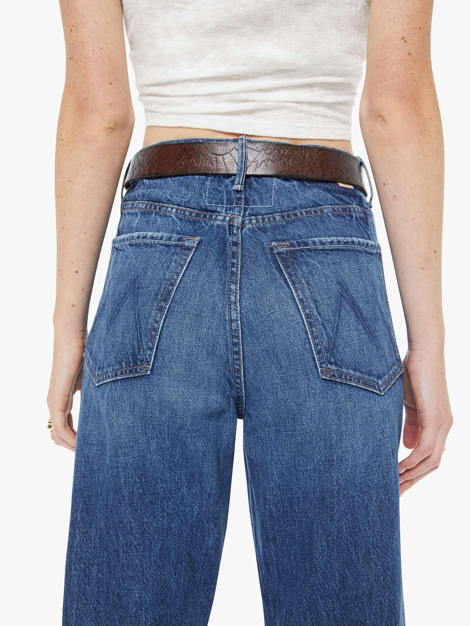Women The Magpie | Mother Denim Cognac