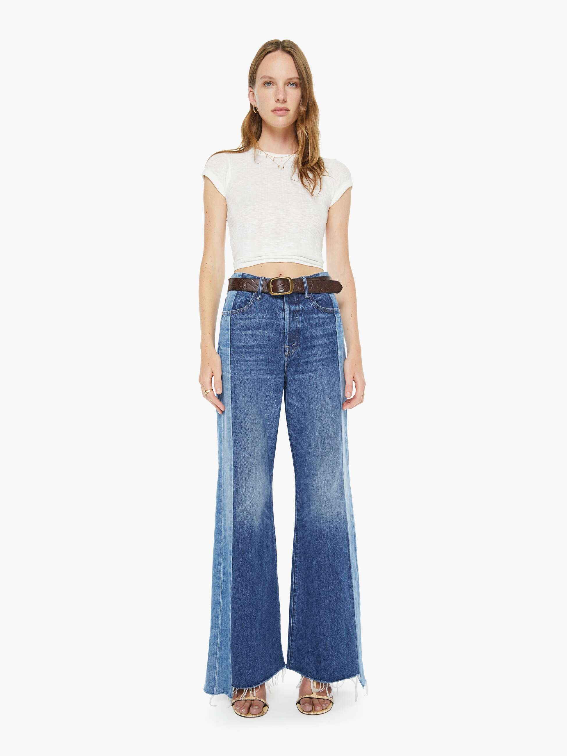 Women The Magpie | Mother Denim Cognac