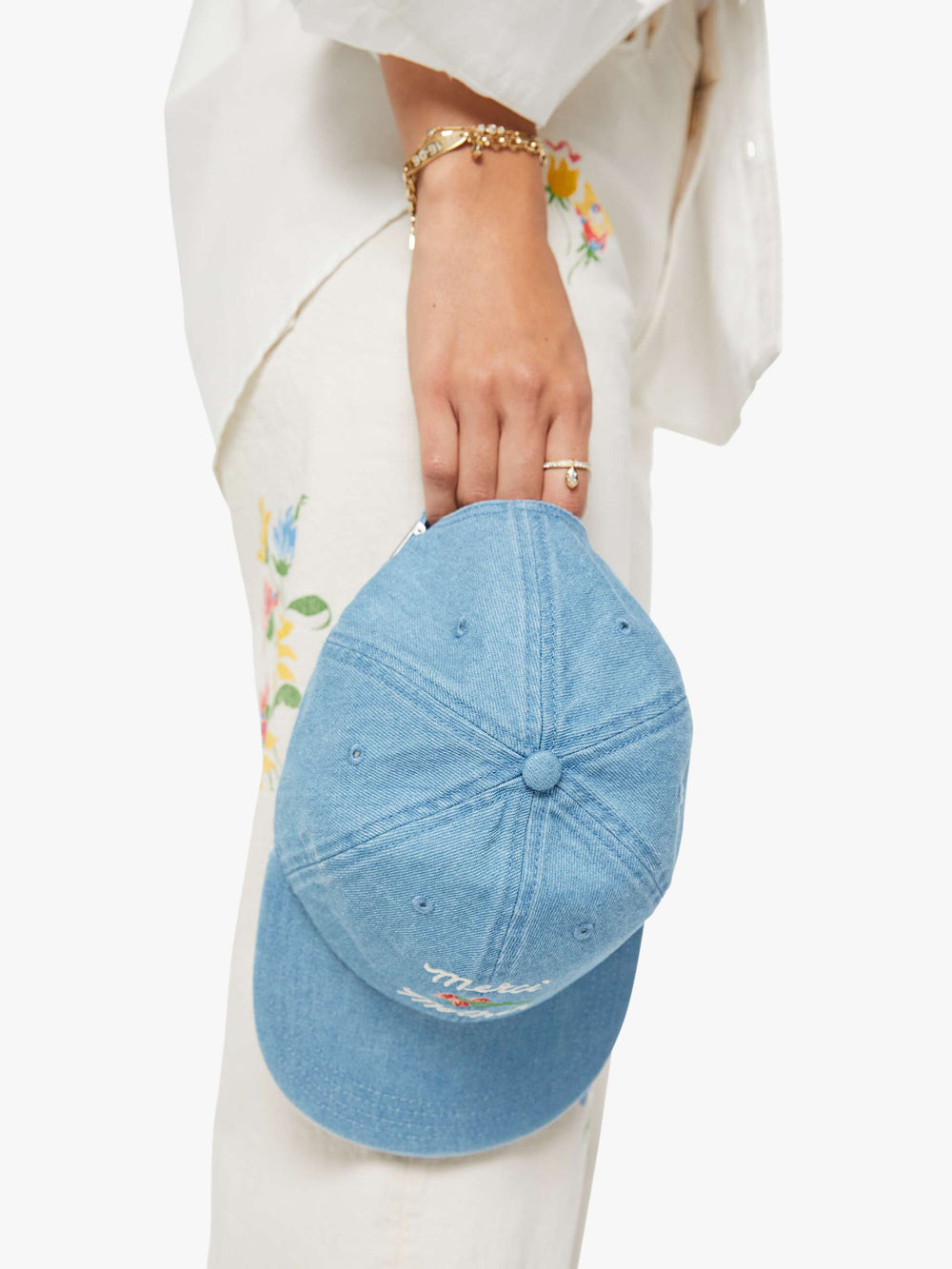 Women Merci x MOTHER Hats Off | Mother Denim Blue (Light-Pastel)