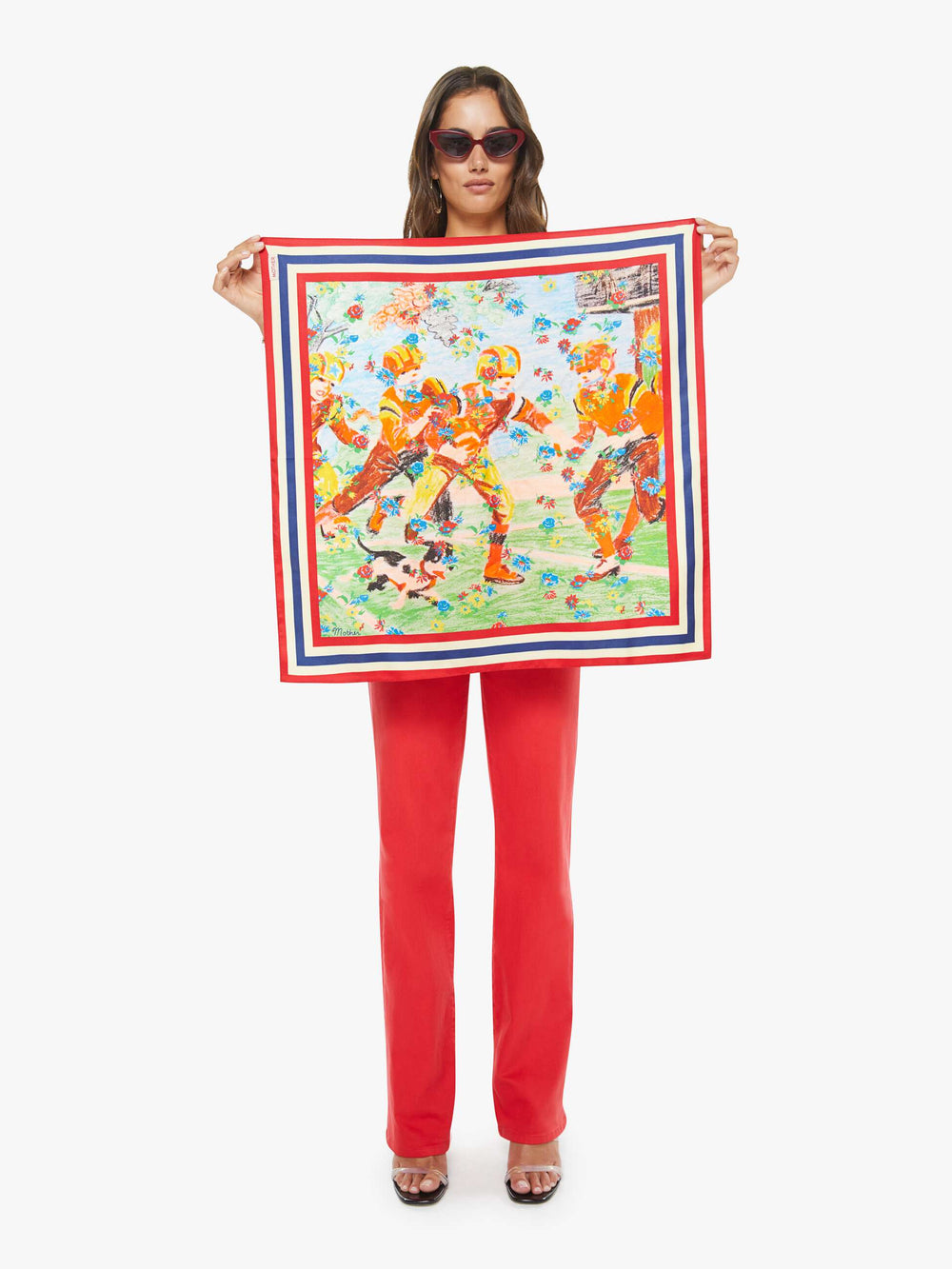 Women The Scarf It Down | Mother Denim Fumbling