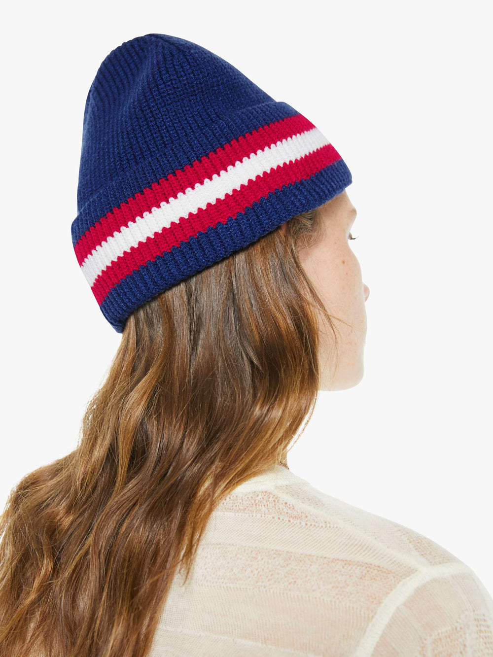 Women The Beanie | Mother Denim Navy