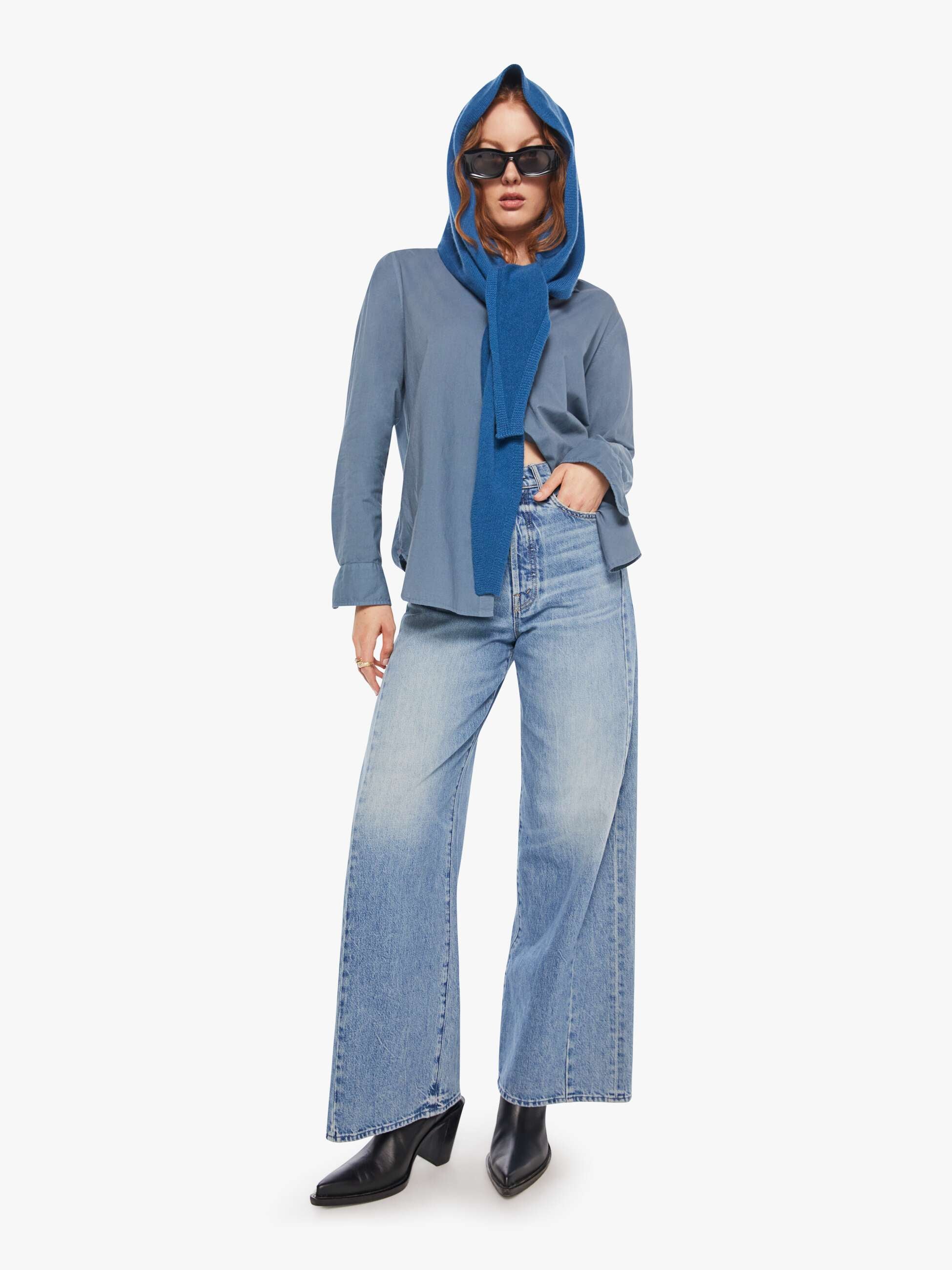 Women XiRENA Le Petit Scarf | Mother Denim Blue (Turquoise-Aqua)