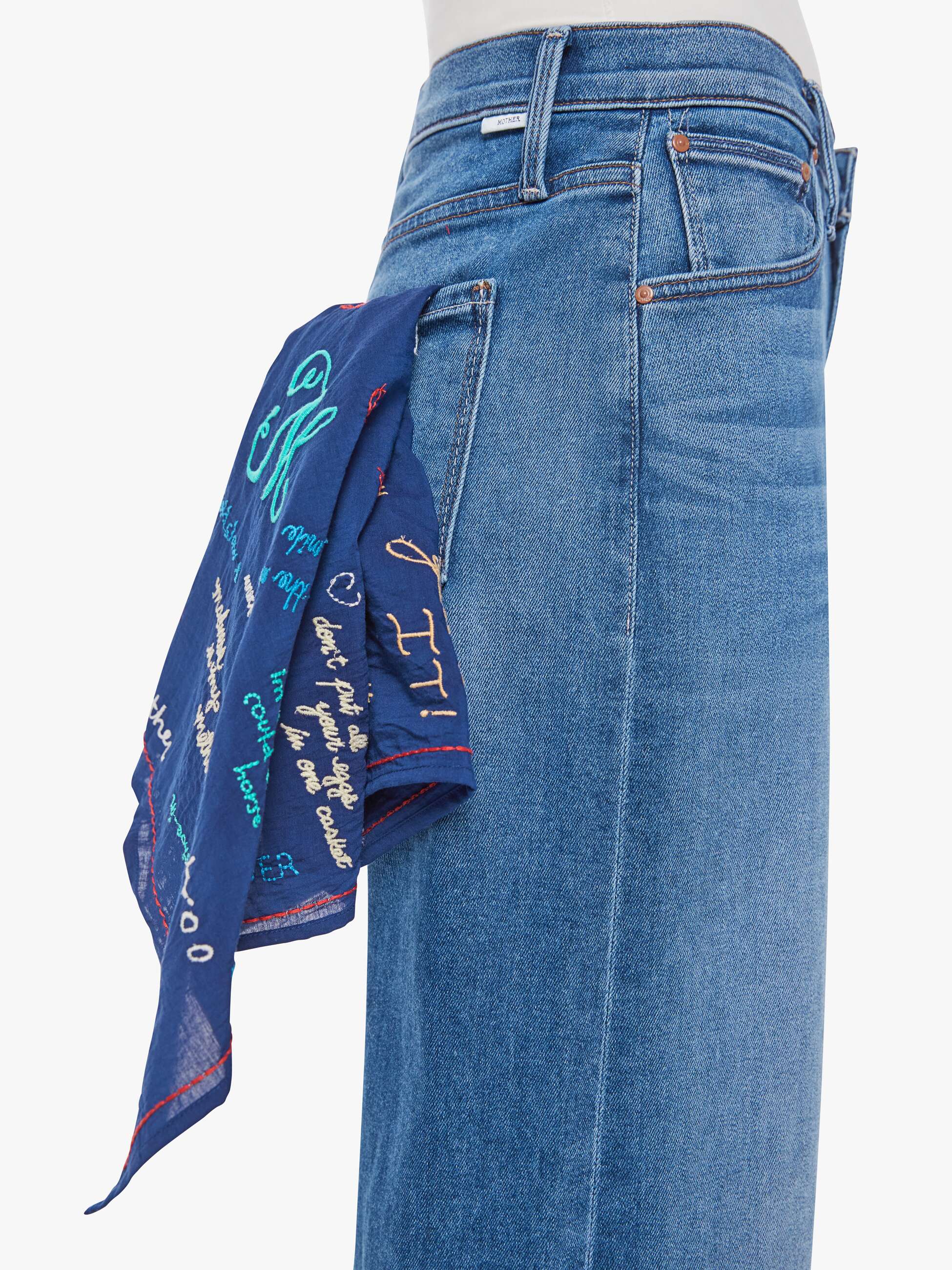 Women The Scarf It Down | Mother Denim Gibberish