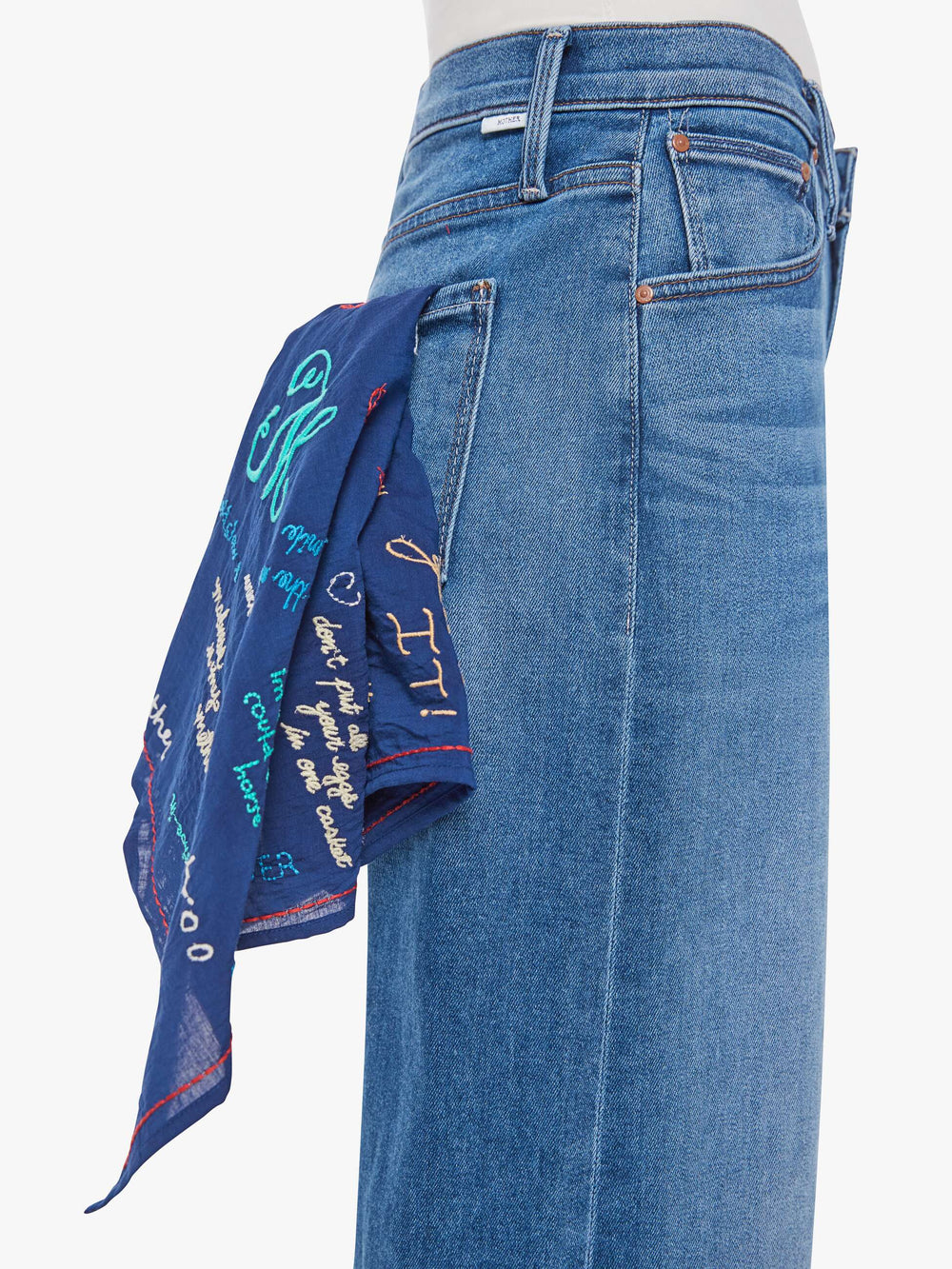 Women The Scarf It Down | Mother Denim Gibberish