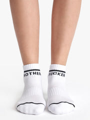 Women Baby Steps Ankle | Mother Denim White
