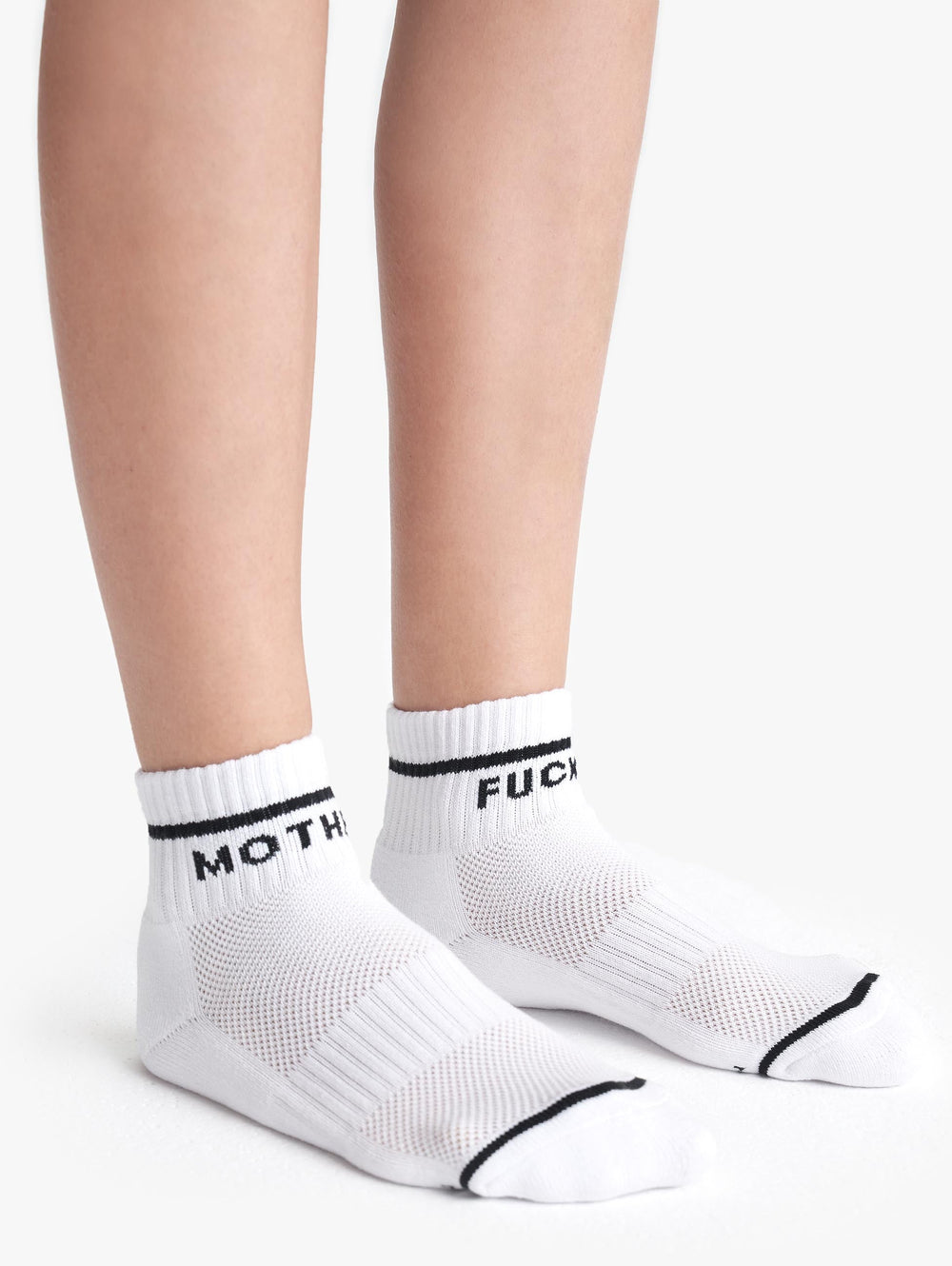 Women Baby Steps Ankle | Mother Denim White
