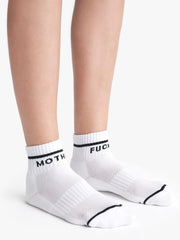 Women Baby Steps Ankle | Mother Denim White