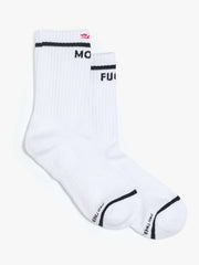 Women THE BABY STEPS MOTHER FUCKER MERCI | Mother Denim White