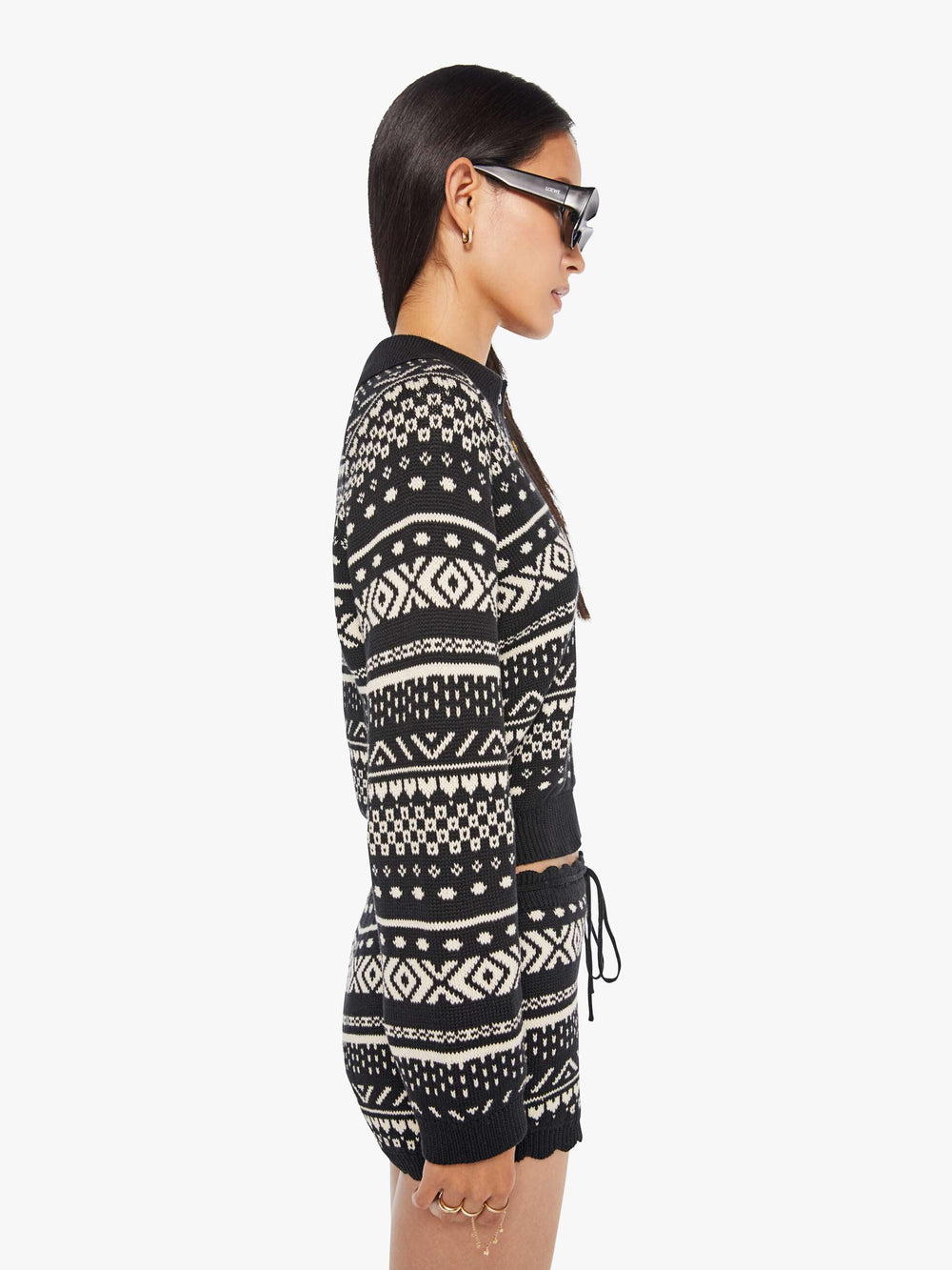 Brands Alix Of Bohemia Liza Top | Mother Denim BLACK MARBLE