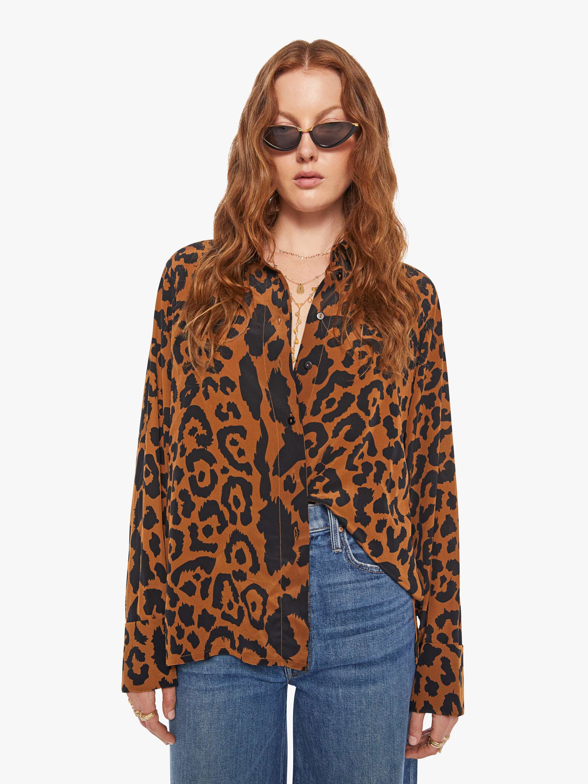 Brands Alix Of Bohemia Dana Shirt | Mother Denim LEOPARD
