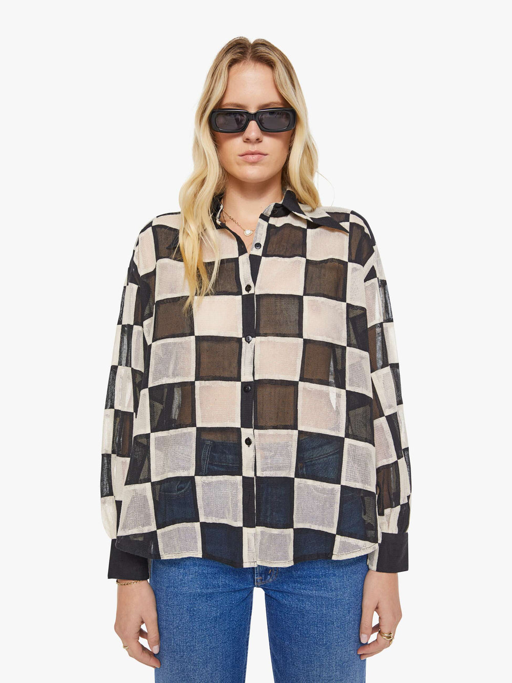 Brands Alix of Bohemia Emery Shirt | Mother Denim HARLEQUIN