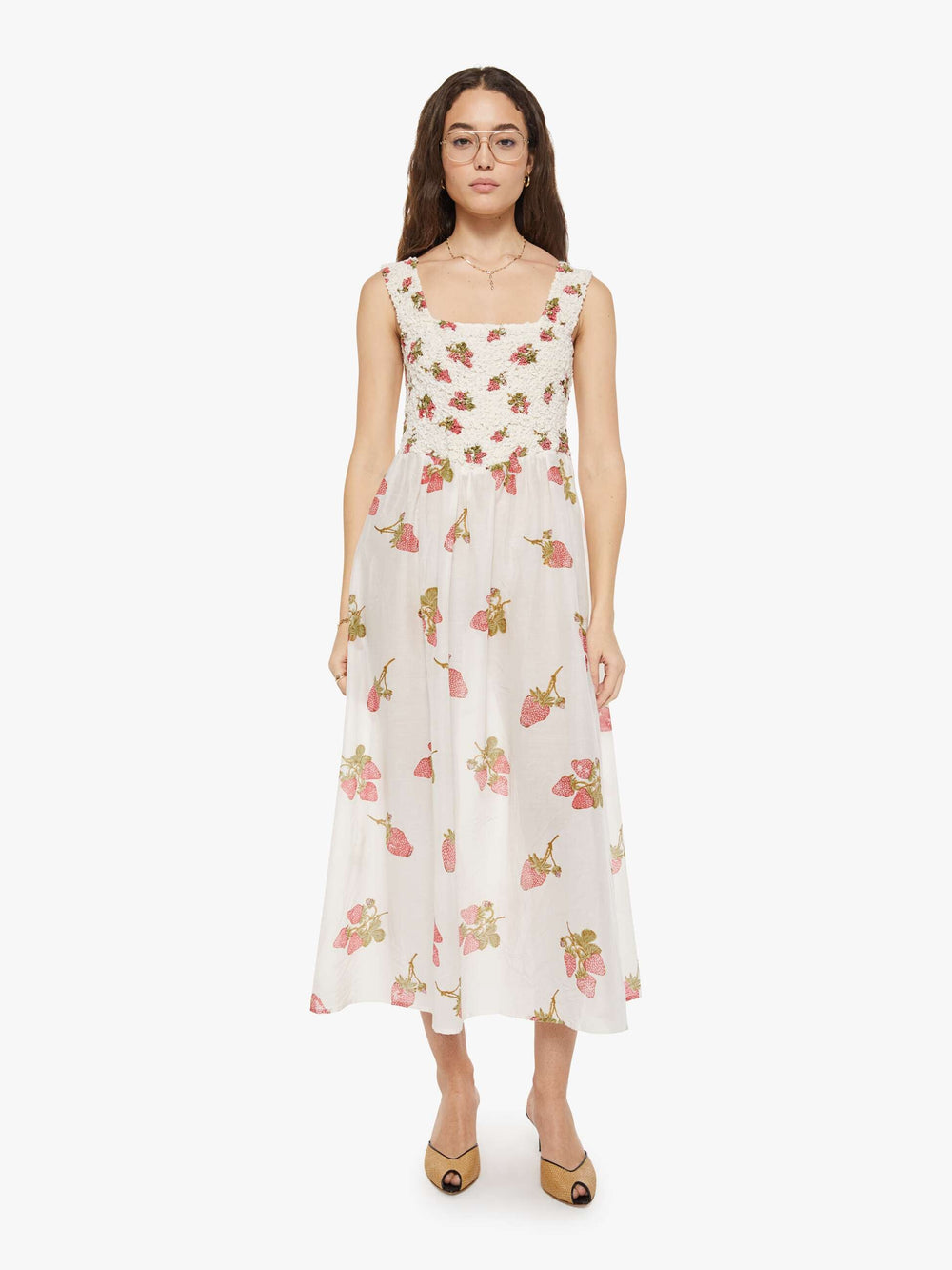 Brands Alix of Bohemia Kay Dress | Mother Denim STRAWBERRY DOT