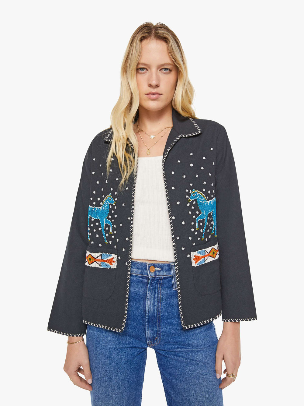 Brands Alix of Bohemia Francis Jacket | Mother Denim FETE MARE