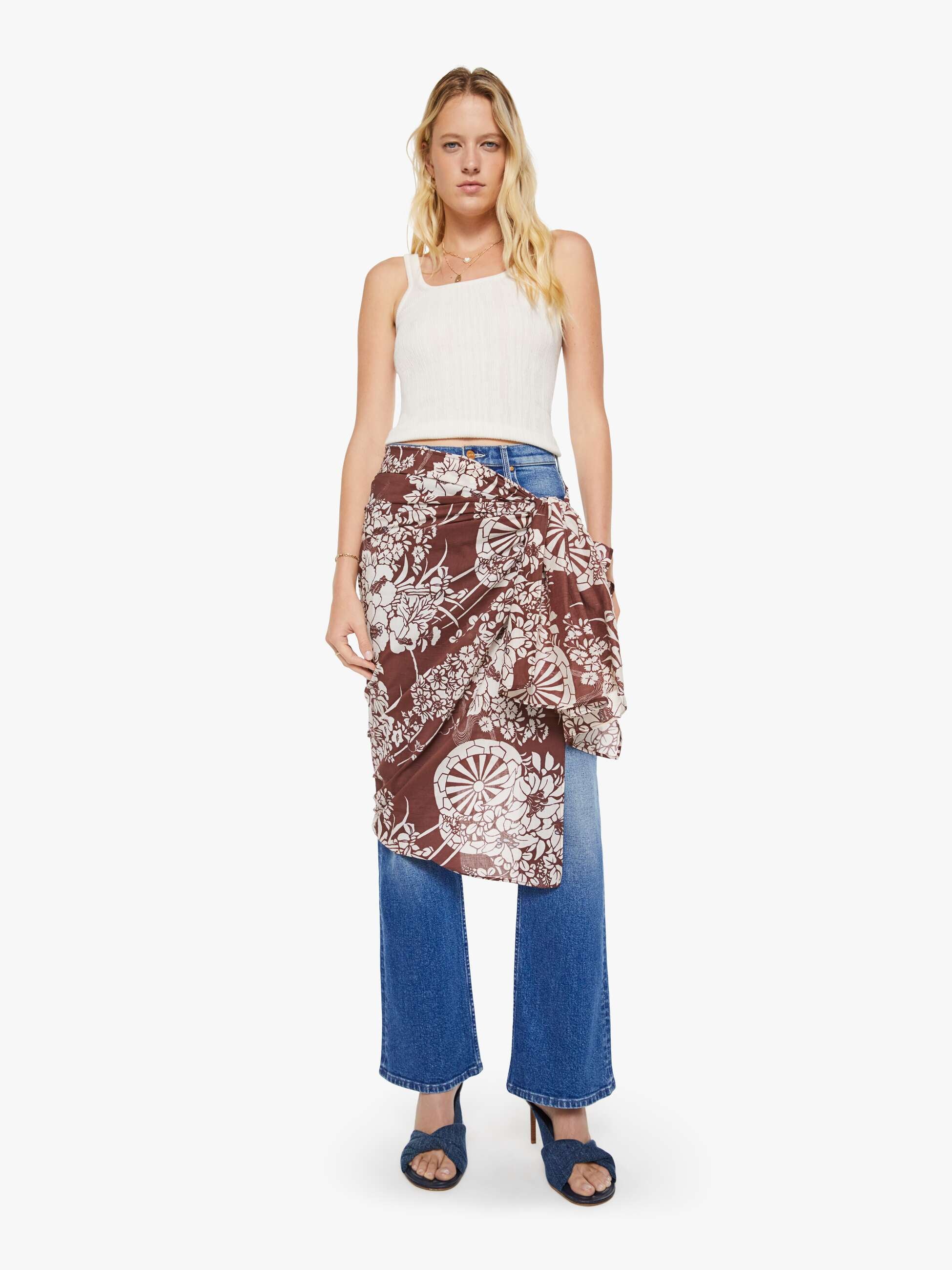 Brands Alix of Bohemia Soraya Sarong | Mother Denim AUBURN SPOKE