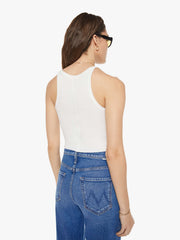 Brands Eterne Cropped Rib Tank | Mother Denim White (Natural)