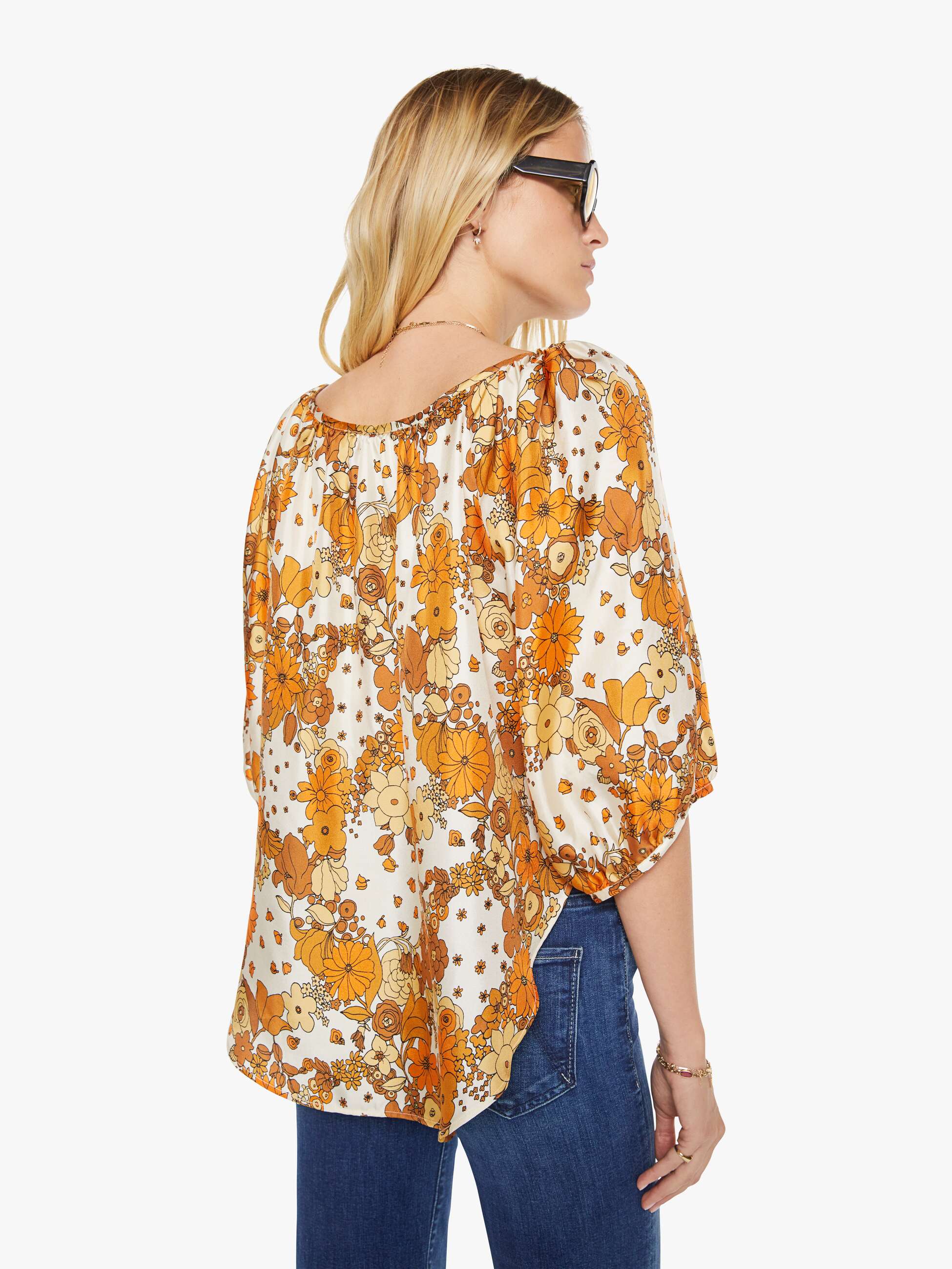 Brands La Prestic Ouiston Moisson Top | Mother Denim FLOWER POWER