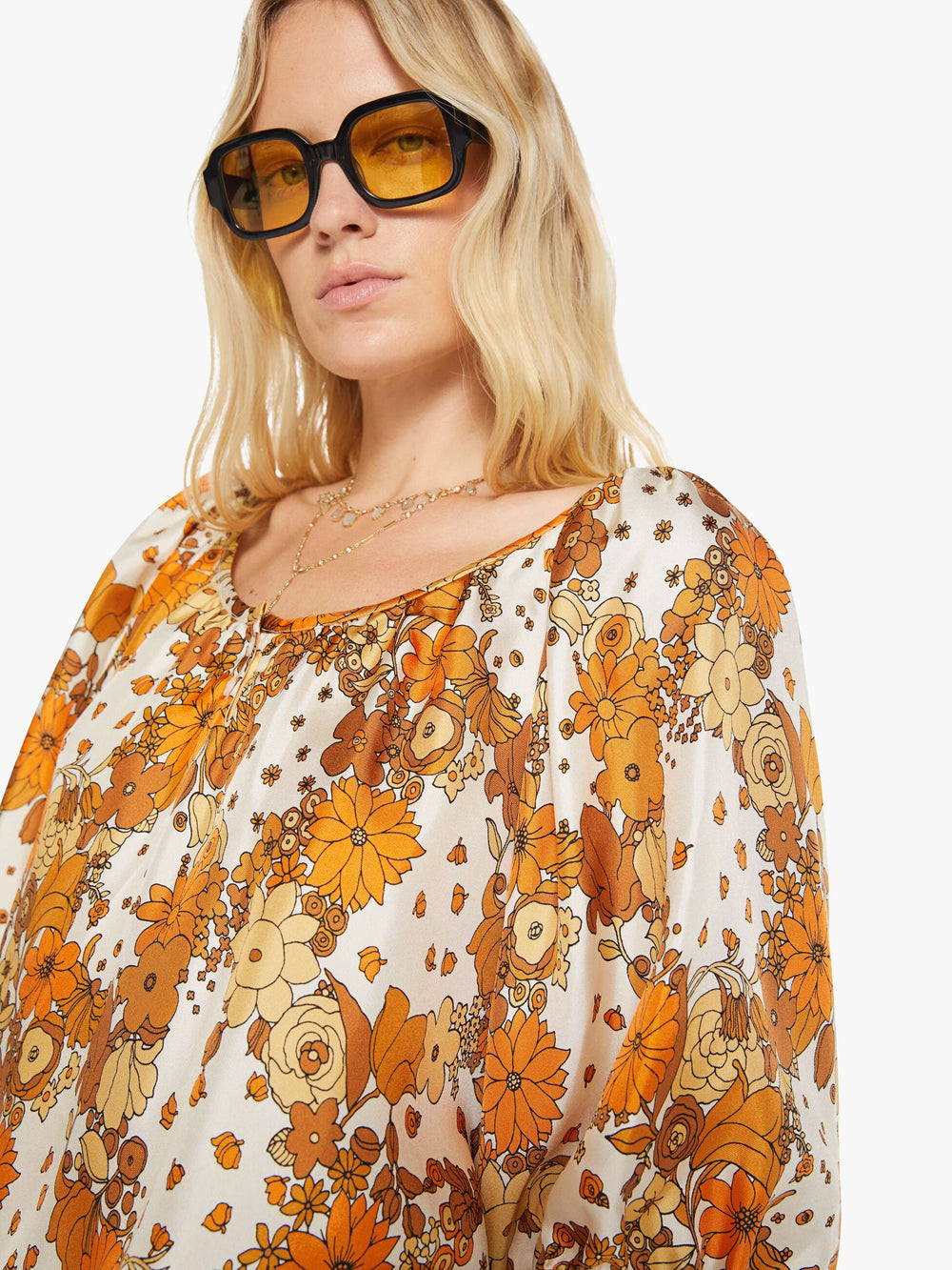 Brands La Prestic Ouiston Moisson Top | Mother Denim FLOWER POWER