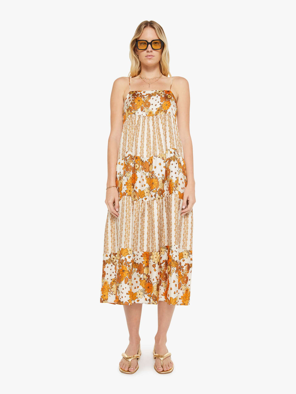 Brands La Prestic Ouiston Fidji Dress | Mother Denim FLOWER POWER