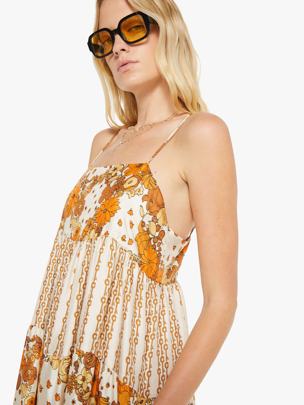Brands La Prestic Ouiston Fidji Dress | Mother Denim FLOWER POWER