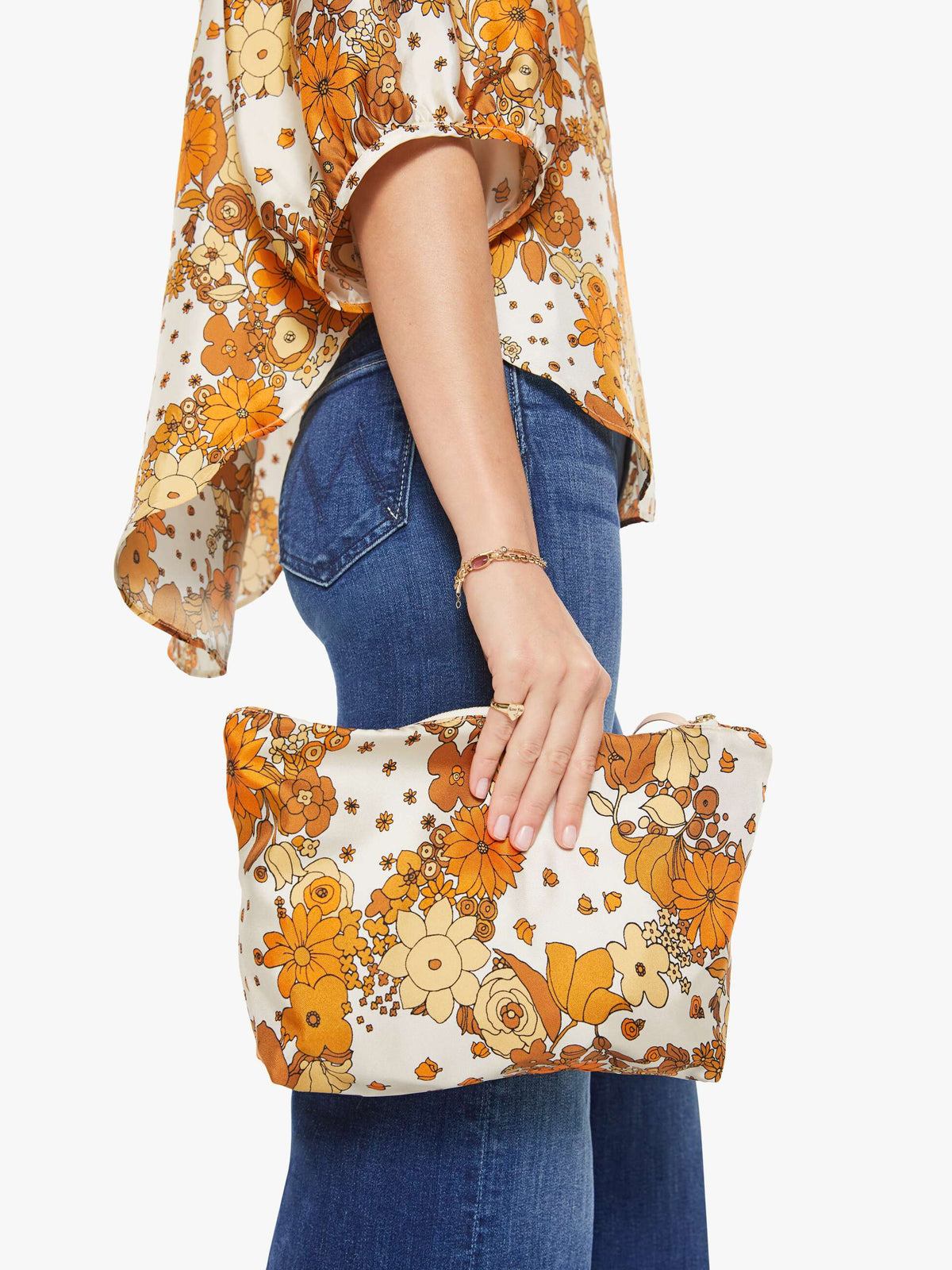 Brands La Prestic Ouiston Voleuse Pouch | Mother Denim FLOWER POWER