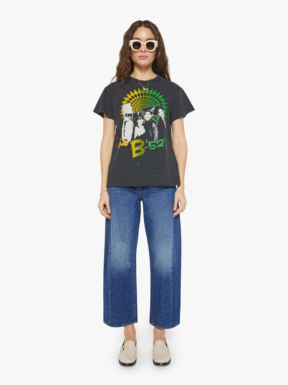 Brands MadeWorn B52S Tee | Mother Denim Black (Charcoal)
