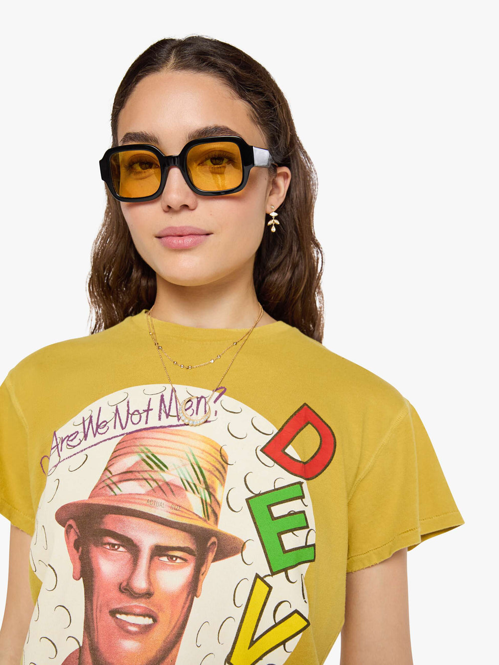 Brands MadeWorn Devo Tee | Mother Denim SANDSTONE