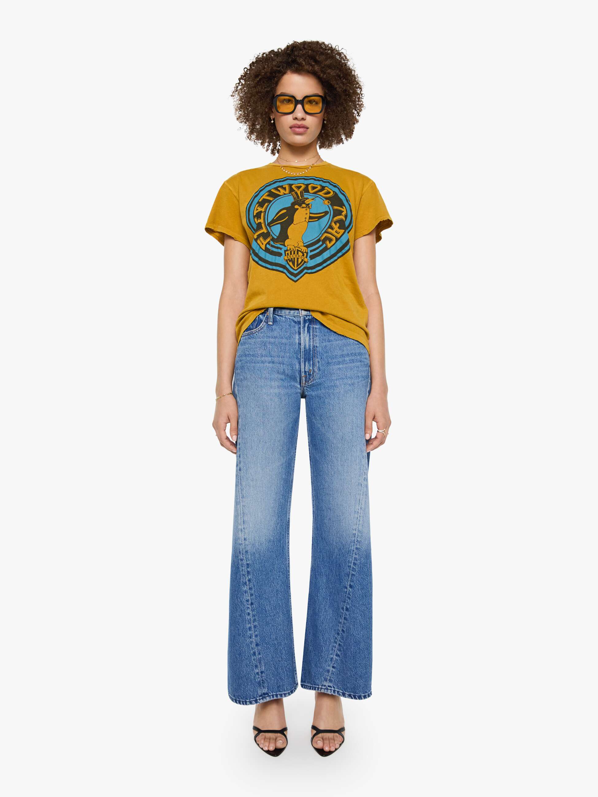 Brands MadeWorn Fleetwood Mac Tee | Mother Denim MUSTARD