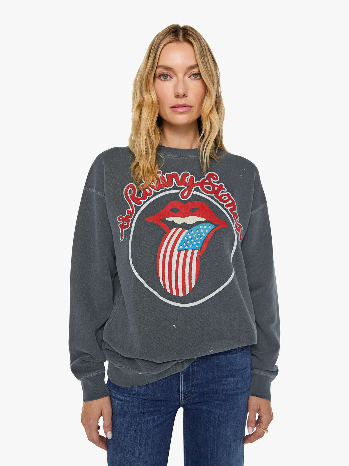 Brands MadeWorn Rolling Stones Sweatshirt | Mother Denim DUSK