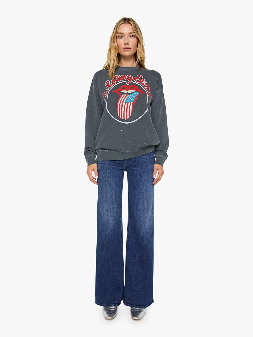 Brands MadeWorn Rolling Stones Sweatshirt | Mother Denim DUSK