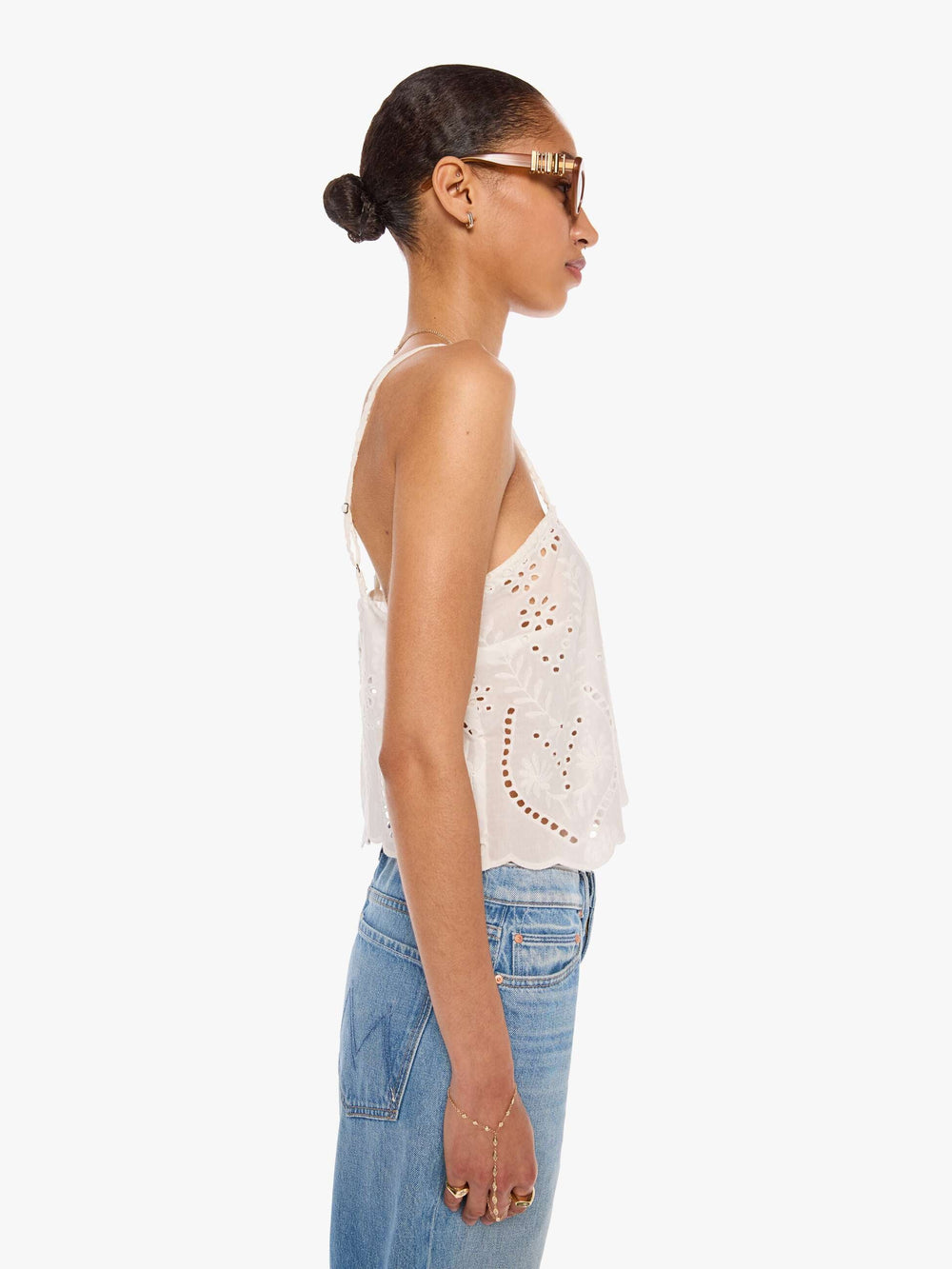 Brands Natalie Martin Fern Cami | Mother Denim ATHENA EMBROIDERY SALT