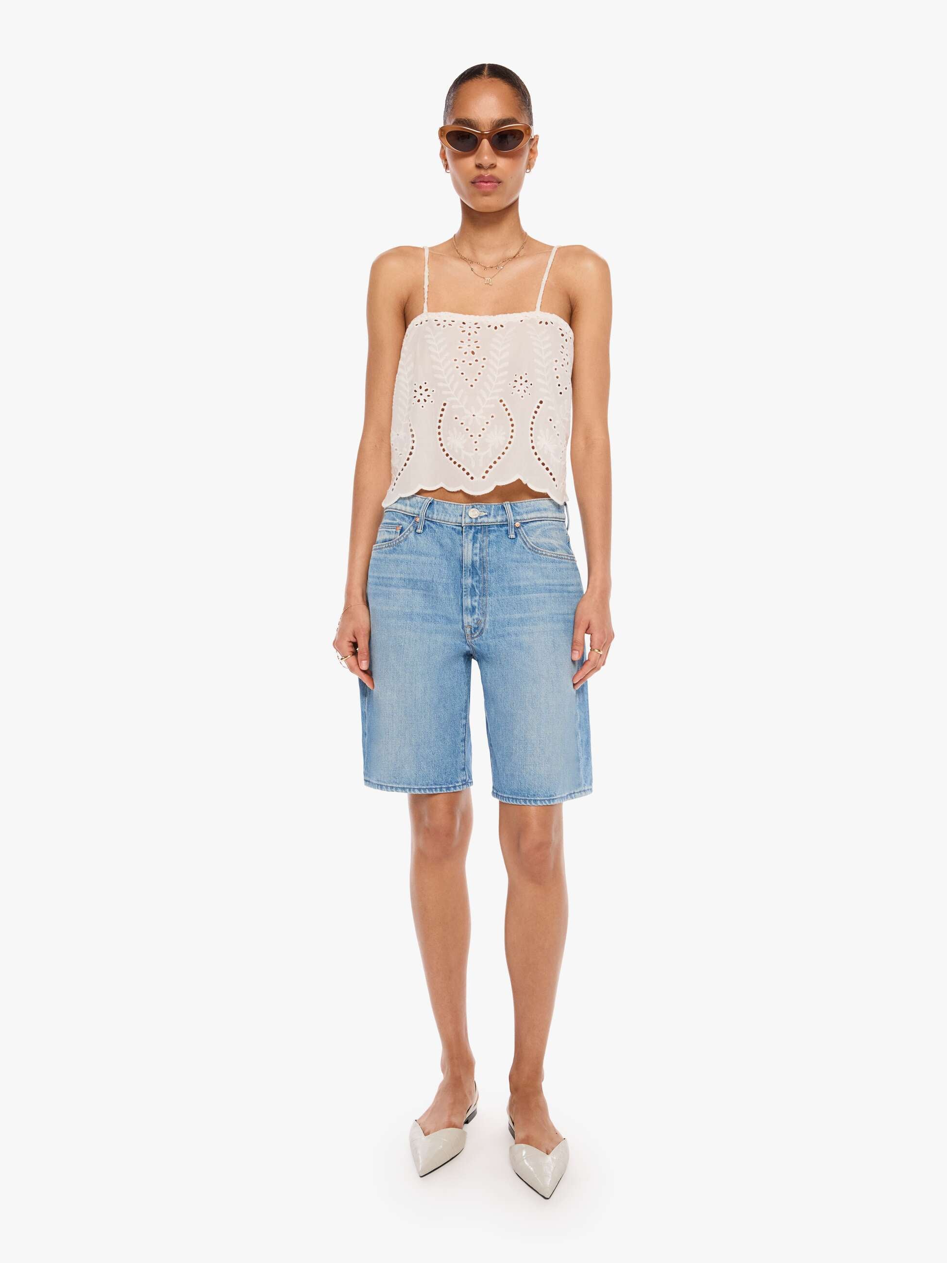 Brands Natalie Martin Fern Cami | Mother Denim ATHENA EMBROIDERY SALT