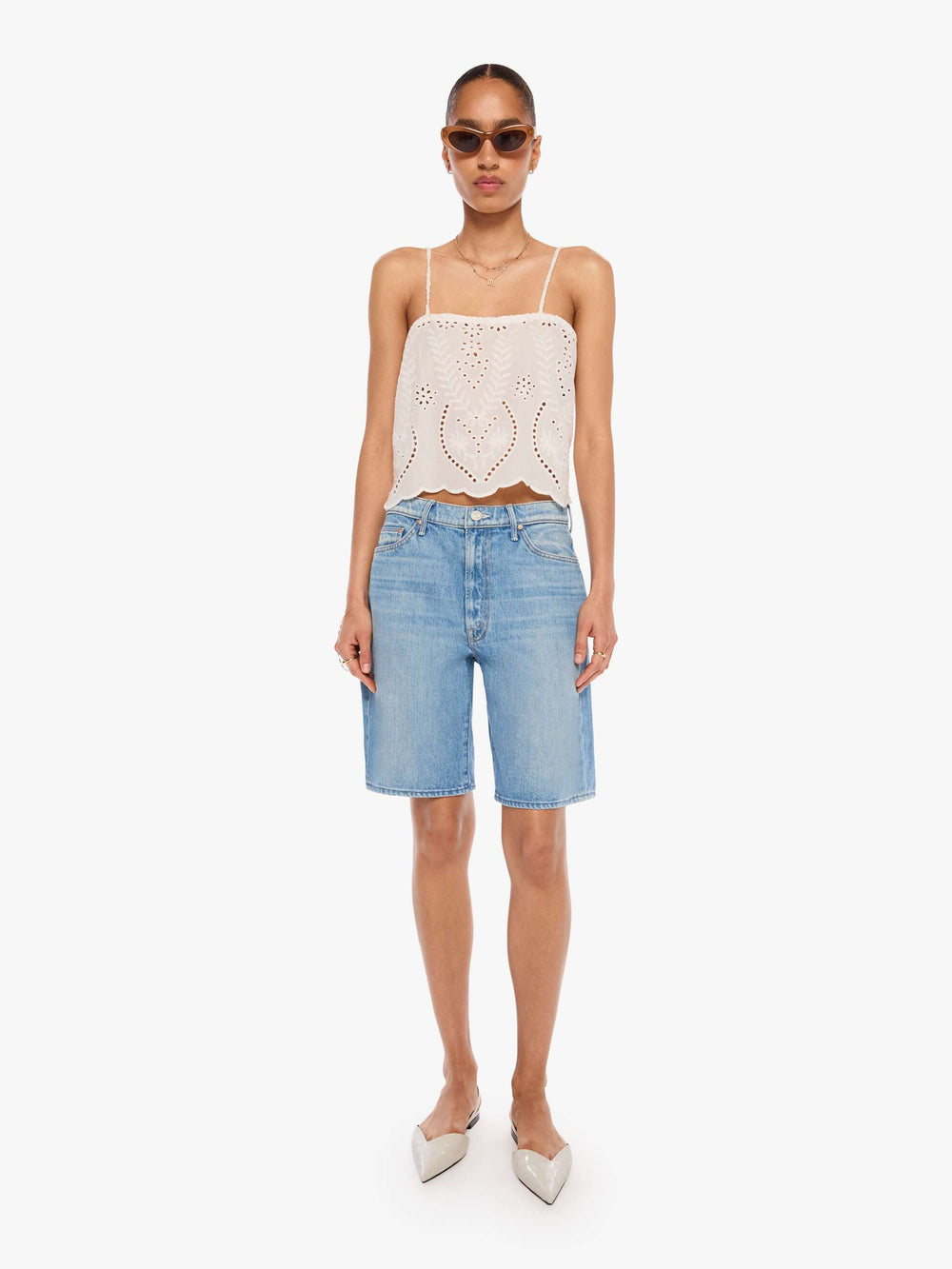 Brands Natalie Martin Fern Cami | Mother Denim ATHENA EMBROIDERY SALT