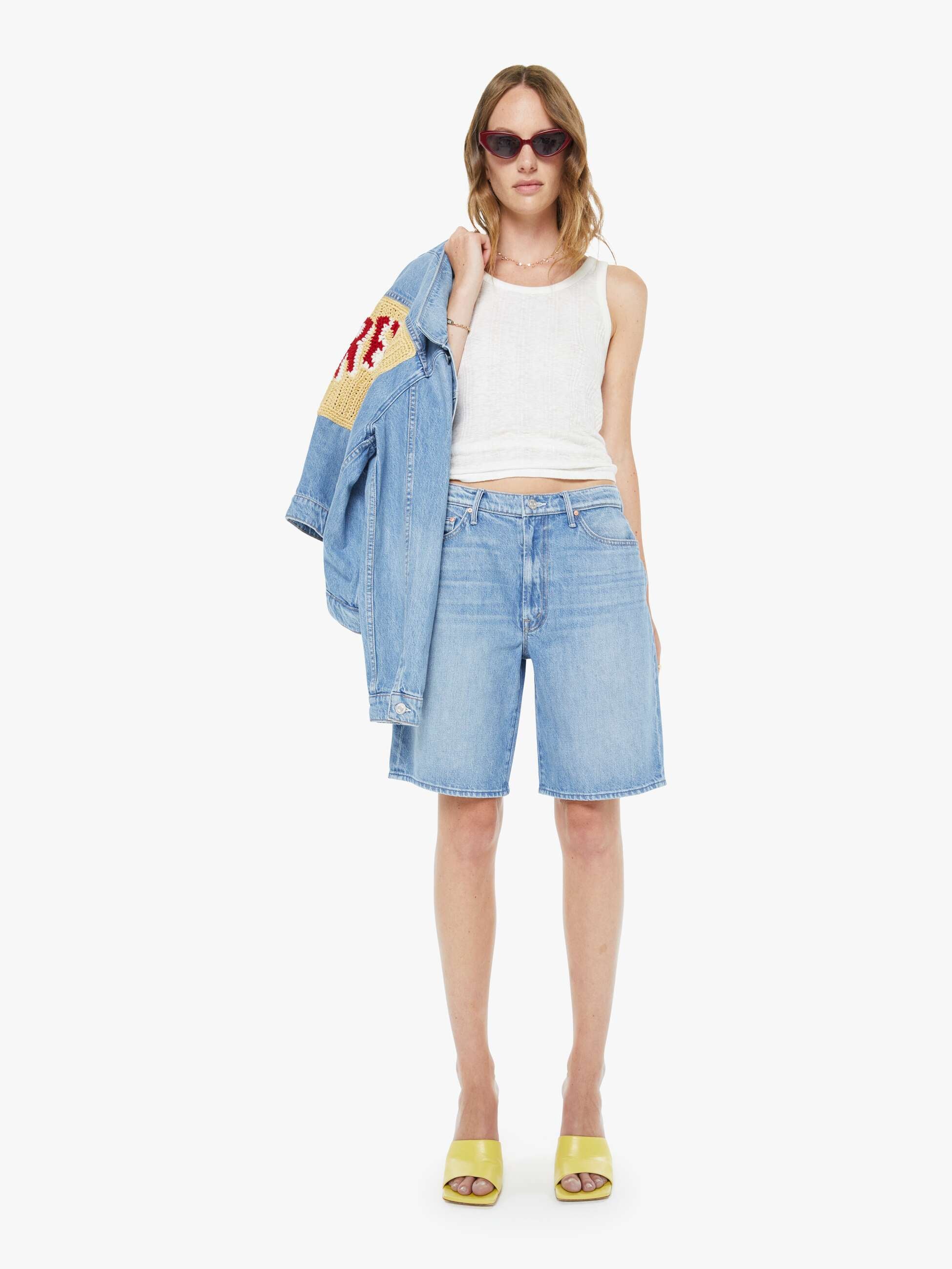 Brands Natalie Martin Lisa Top | Mother Denim ATHENA EMBROIDERY SALT