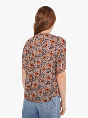 Brands Natalie Martin Violet Top | Mother Denim VINTAGE FLOWERS SLATE