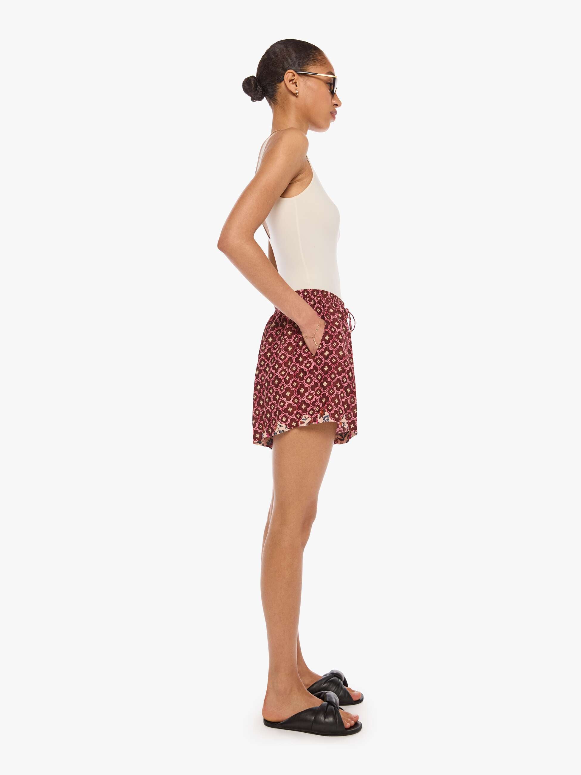 Brands Natalie Martin Jasper Short | Mother Denim MOSAIC SPICE