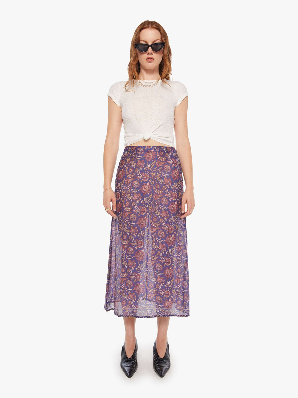Brands Natalie Martin Anita Skirt | Mother Denim ARTICHOKE MARINER