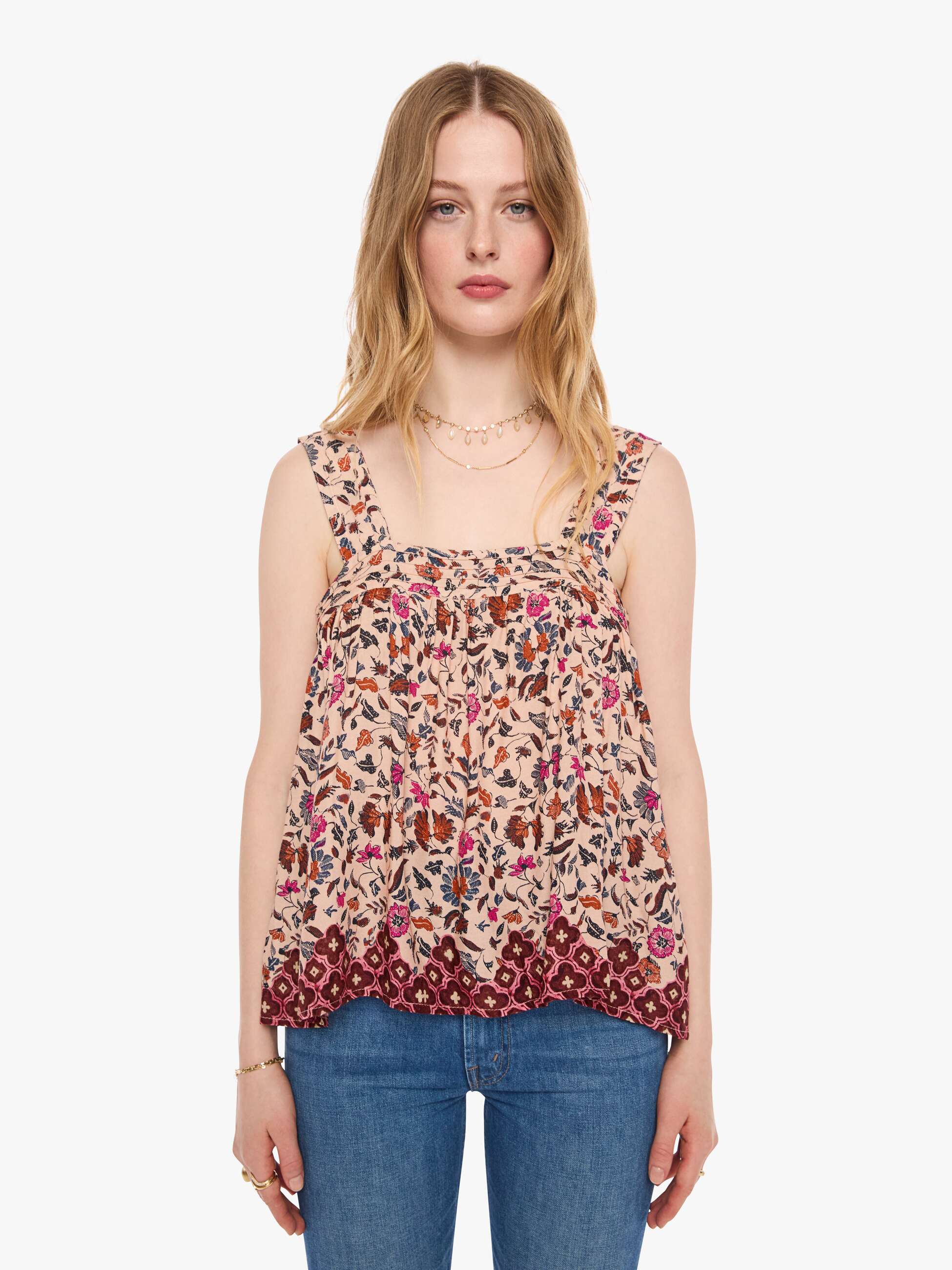 Brands Natalie Martin Jasmine Top | Mother Denim WILDFLOWER SPICE