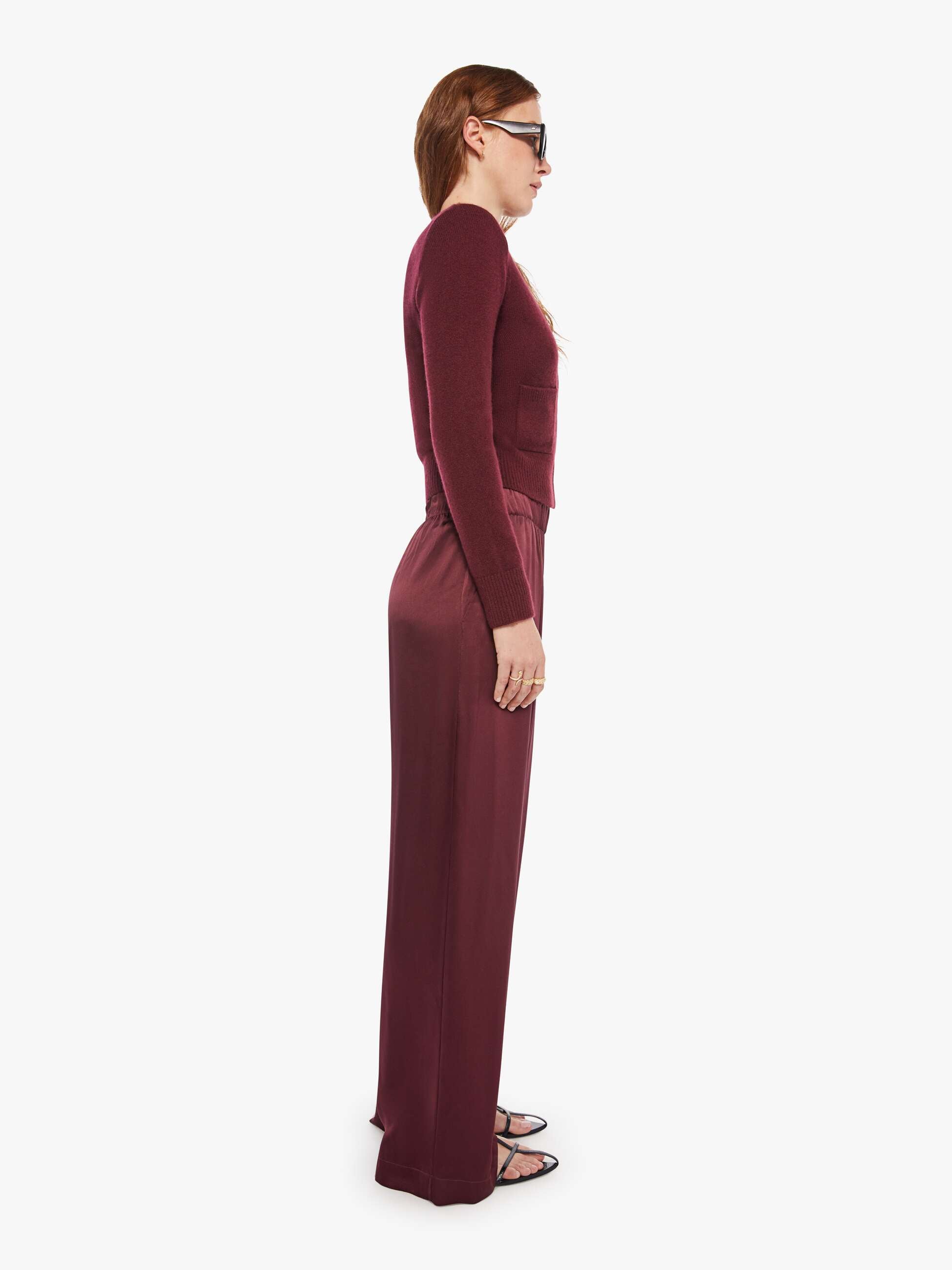 Brands SABLYN Brynn Pant | Mother Denim BORDEAUX