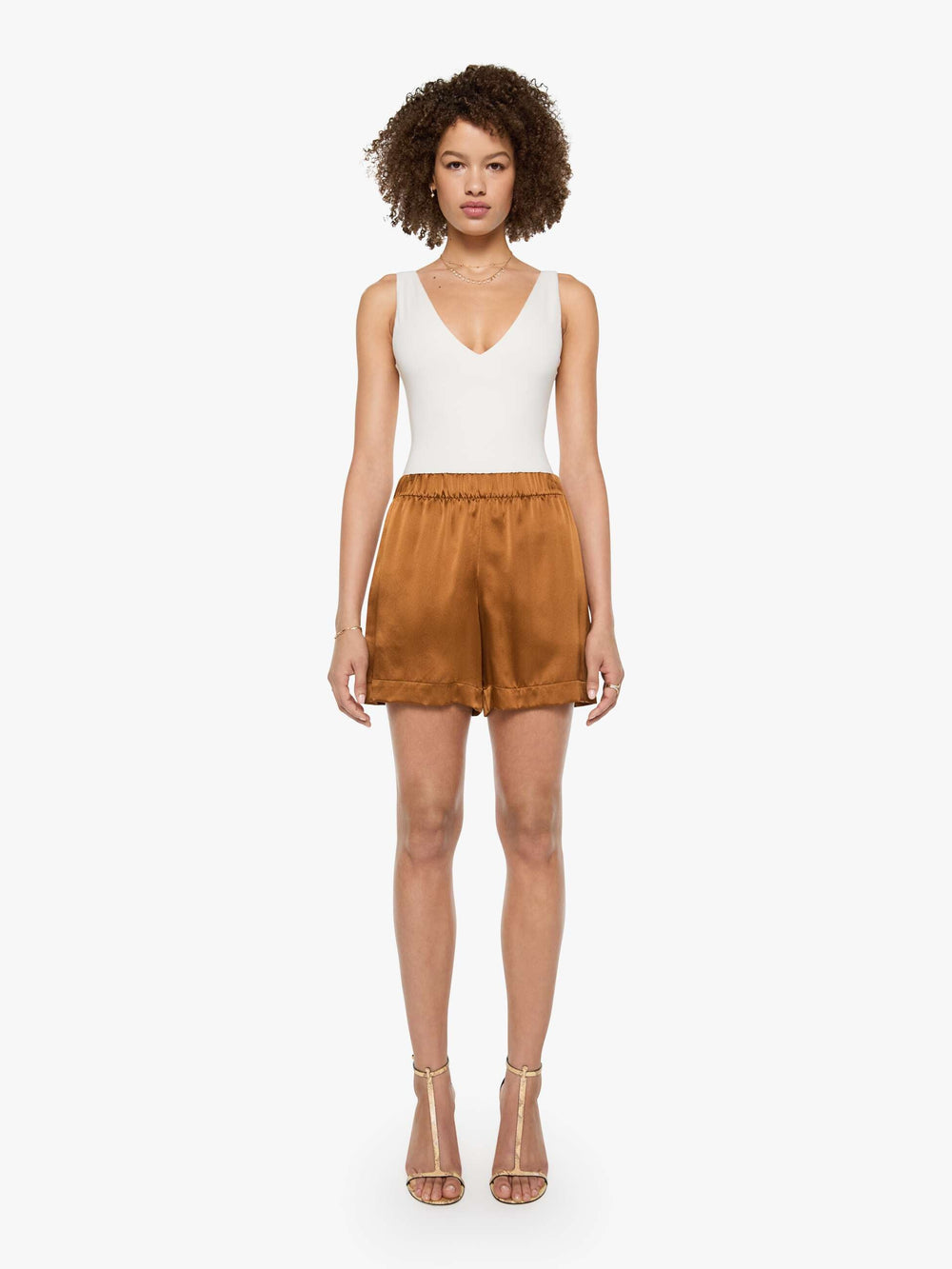 Brands SABLYN Brynn Short | Mother Denim TOBACCO