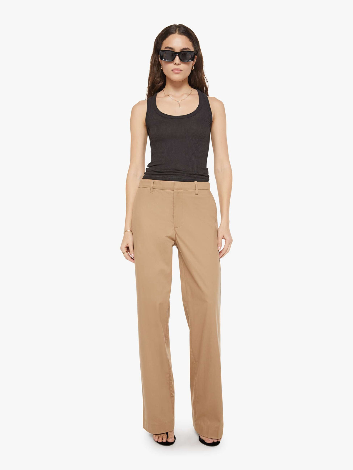 Brands SPRWMN Straight Leg Trousers | Mother Denim White (Open)