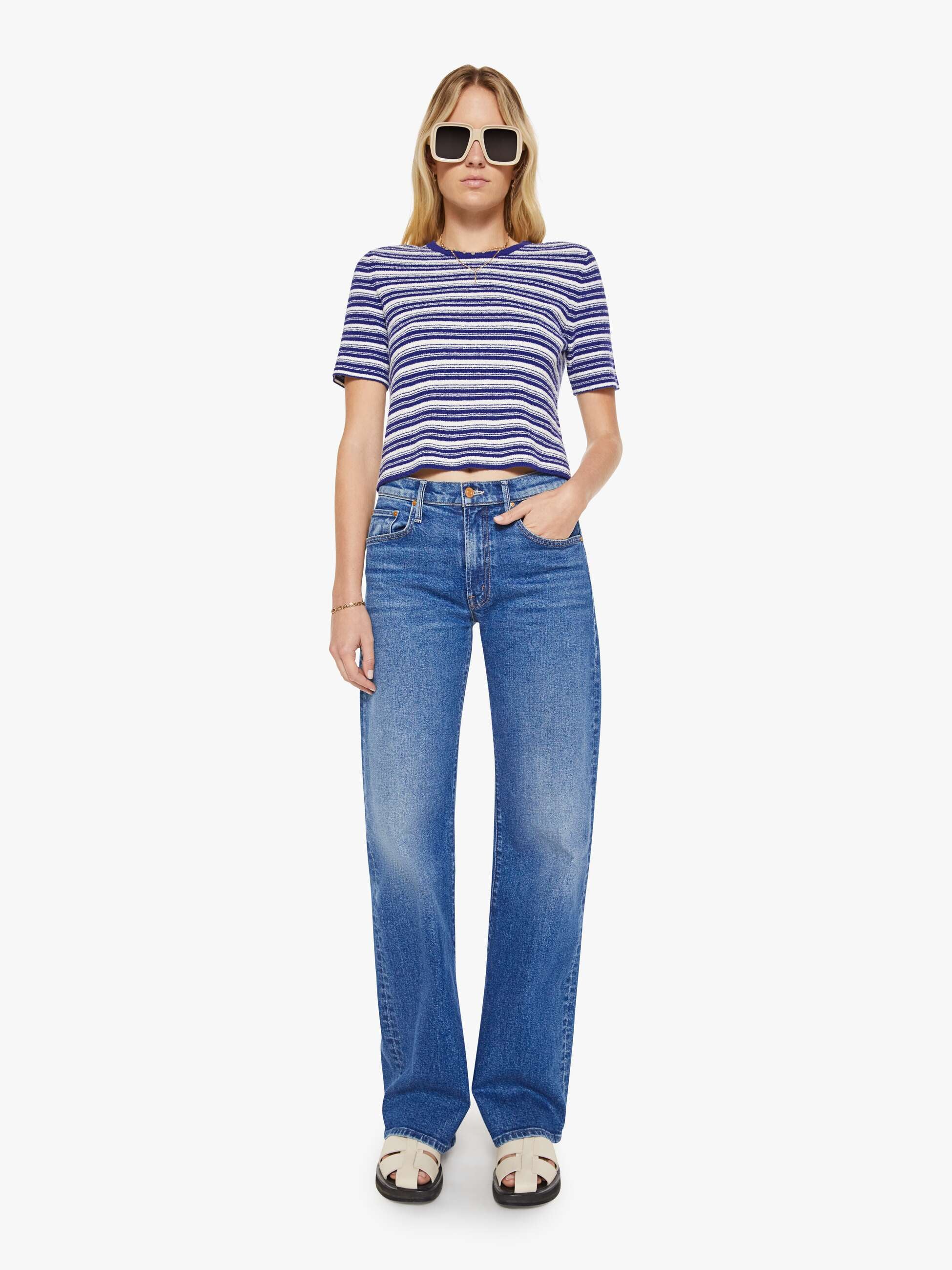 Brands XiRENA Kelsey Top | Mother Denim MIDNIGHT SHADOW