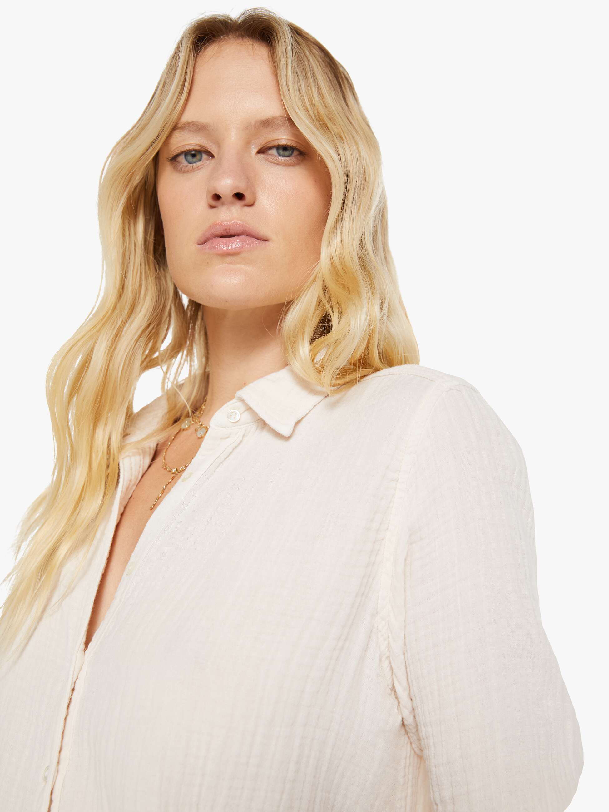 Brands XiRENA Scout Shirt | Mother Denim White (Open)