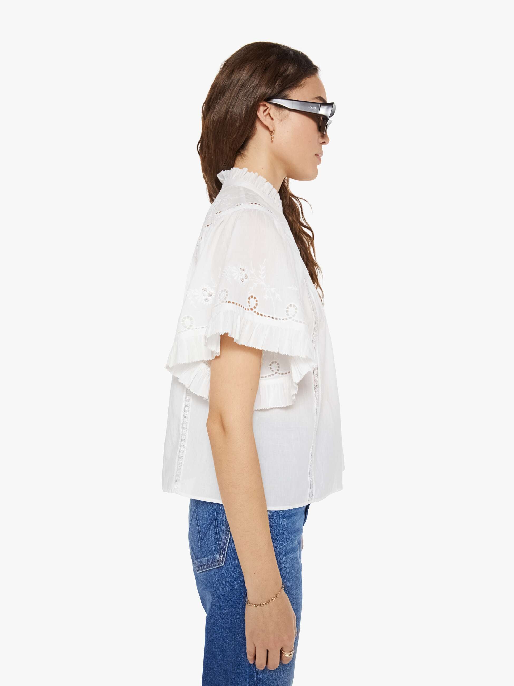 Brands XiRENA Mae Shirt | Mother Denim White