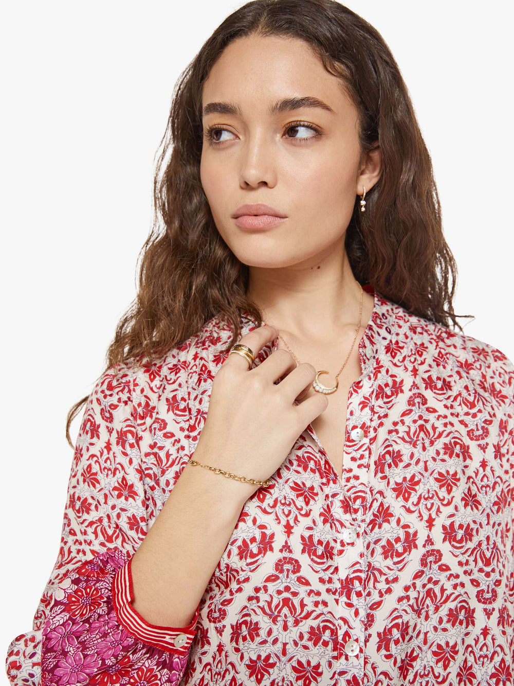 Brands XiRENA Faye Shirt | Mother Denim CRUSHBERRY