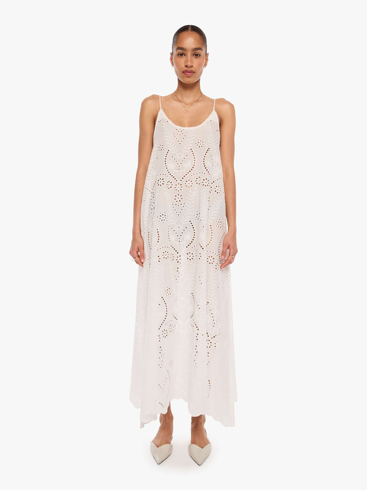 Brands Natalie Martin Heather Maxi | Mother Denim ATHENA EMBROIDERY SALT