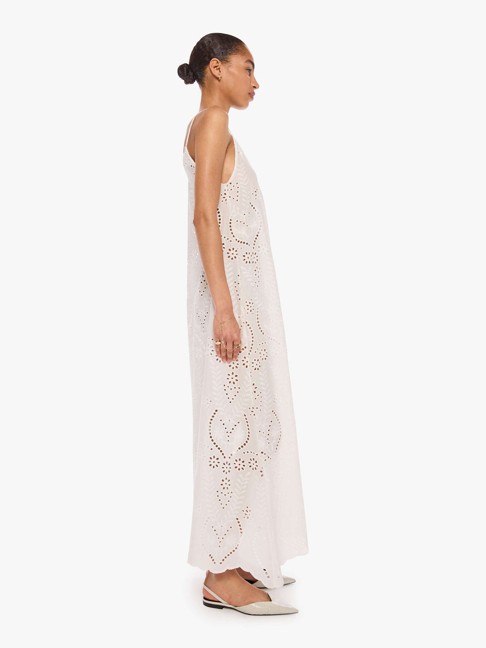 Brands Natalie Martin Heather Maxi | Mother Denim ATHENA EMBROIDERY SALT