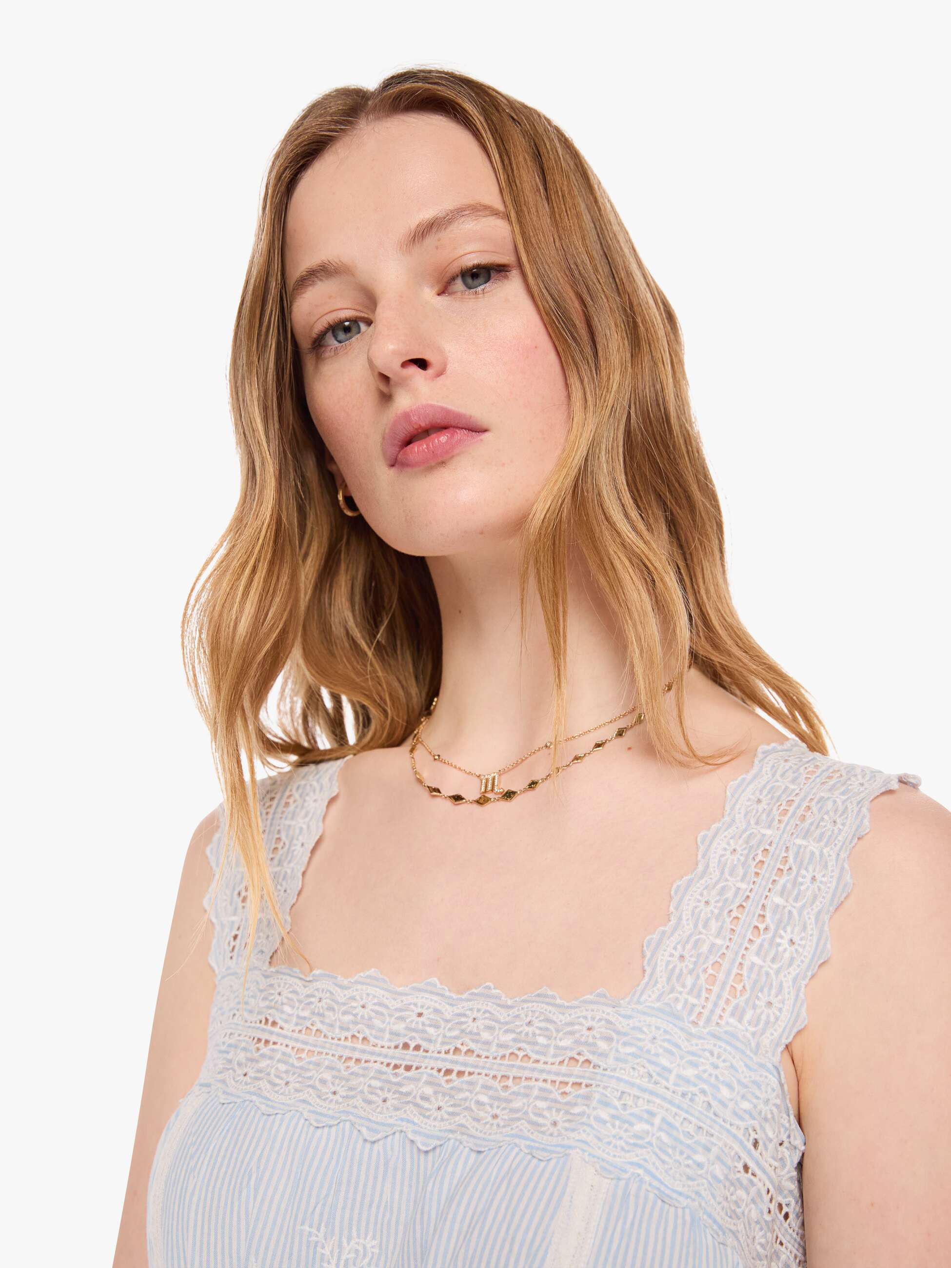 Brands XiRENA Anita Dress | Mother Denim BLUE WHITE STRIPE